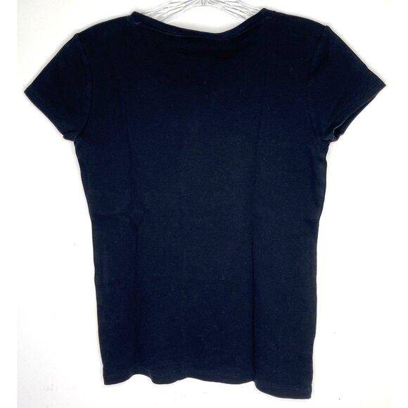 Banana Republic Black Small Short Sleeve T-Shirt 87F - Picture 2 of 5